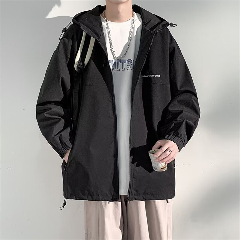 防嗮冲锋衣潮牌春秋季新款美式机能山系户外运动防水登山服外套,男装夹克,星座218-1（原230）
