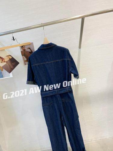 现货秋季新款牛仔连体裤均码，女装连体裤，G