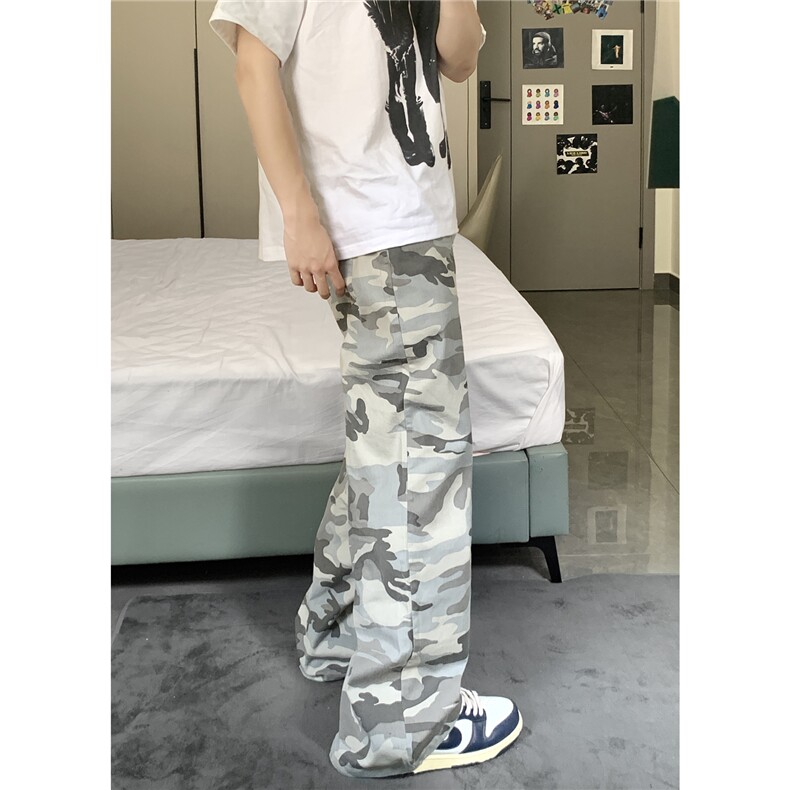 XZ612-K782-P65控88美式复古迷彩工装裤街舞滑板hiphop休闲长裤,男装工装外套,星座612
