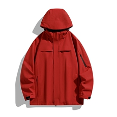 新款男女高品质户外登山服青少年学生冲锋衣夹克外套HS6606，男装夹克，星座1206（原A206）