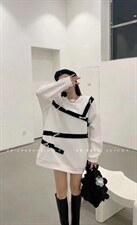 欧货大设计感织带蝴蝶结卫衣，女装卫衣/绒衫，雪儿伊秀