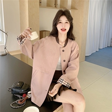 现货春季新款拼接风衣短外套26161P155K238，女装短外套，2D035