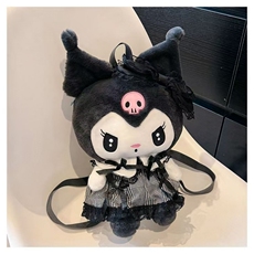 零残率毛绒玩具 暗黑库洛洛美乐乐双肩包