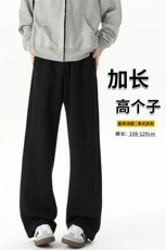 春季瘦高个子加长休闲裤男直筒阔腿188cm115运动裤宽松KZ030P55，女装休闲裤，电商B312