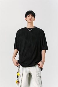 8XL-M 特大码夏季短袖冰丝皱感透气T恤男潮垂感宽松半袖DX305P45图片