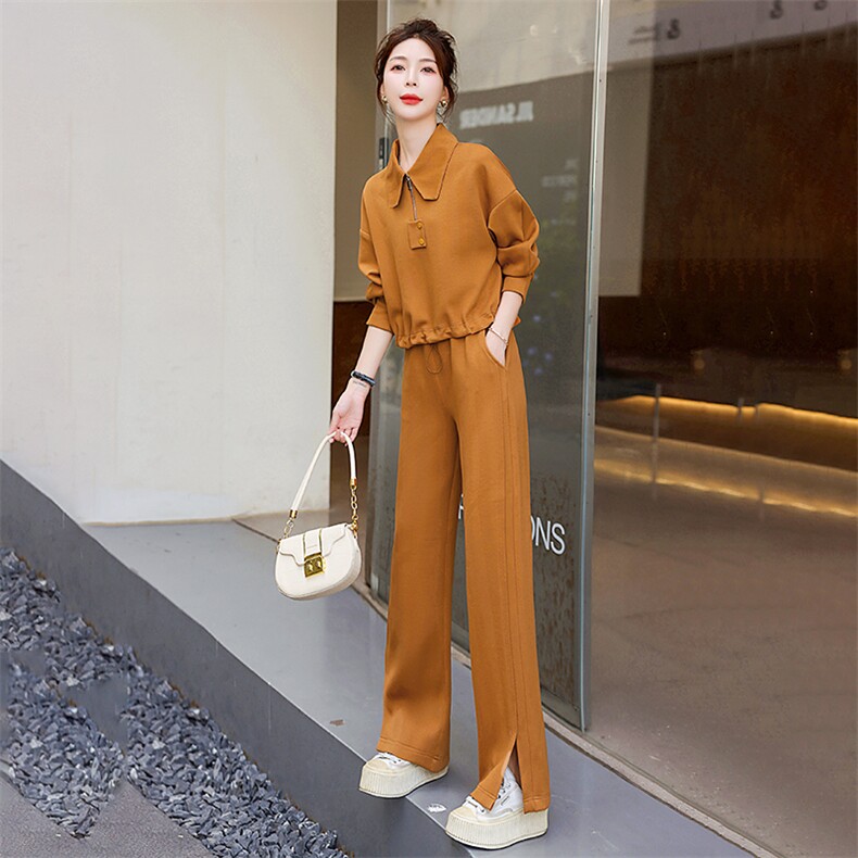 秋装搭配一整套小个子高档2024秋季新款时尚洋气气质显高两件套,女装套装/套裙,奕薇雅