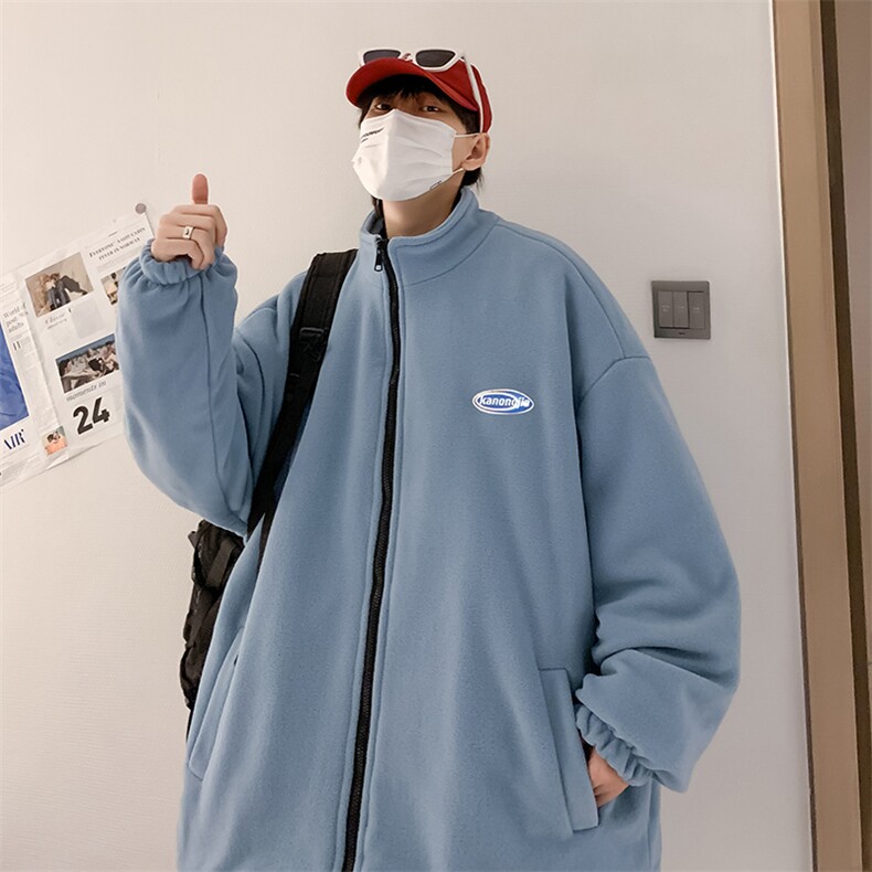 春秋日系慵懒风开衫卫衣男宽松潮牌ins情侣装休闲外套W2400-P65,男装卫衣,星座512-2