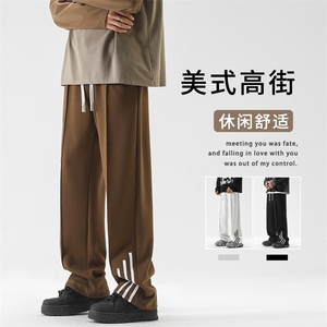垂顺百搭休闲舒适直筒抽绳束脚抗皱时尚高级感   WK90特批30图片