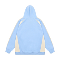 光板得物\唯品二开撞色拼接插肩袖连帽卫衣A92P40，男装卫衣，电商A247B