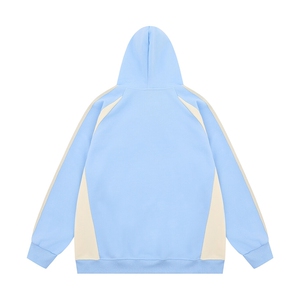 光板 得物\唯品二开 撞色拼接插肩袖连帽卫衣A92 P40图片