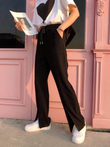 拖地开叉阔腿裤，女装，1+1 MAIN ROAD