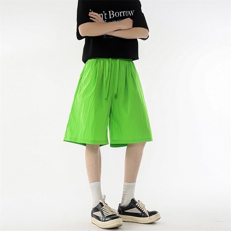 8XL-M多巴胺短裤男款夏季冰丝薄款休闲透气五分裤沙滩DK26004P25图片