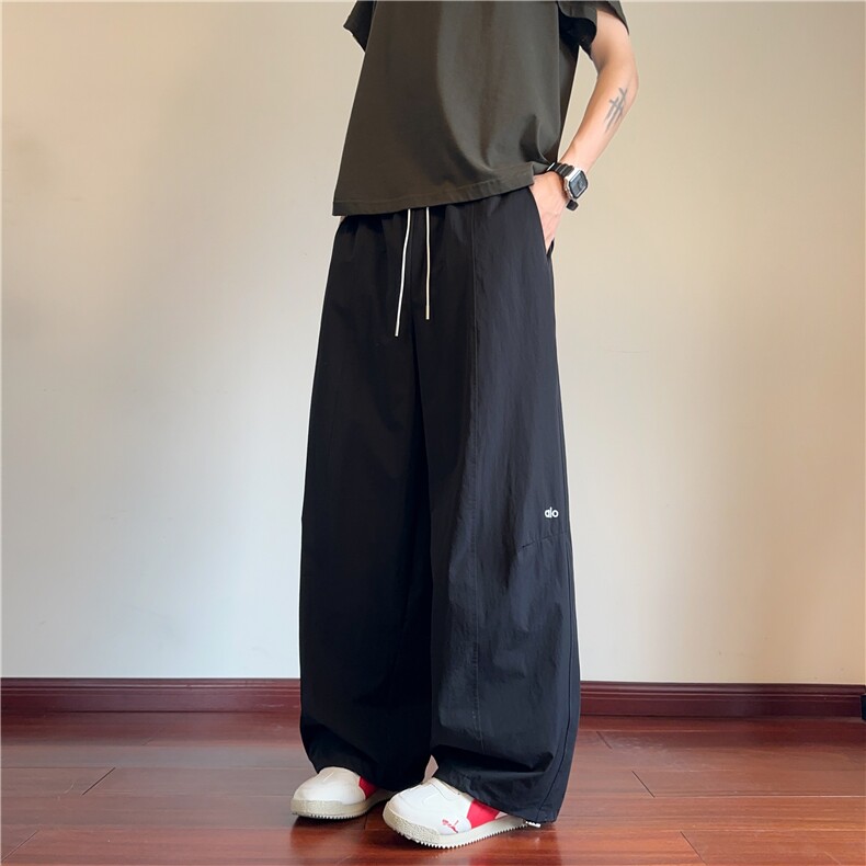 夏季新款字母刺绣设计透气速干宽松休闲裤B315-K25590-特p30控58,男装休闲裤,电商B315