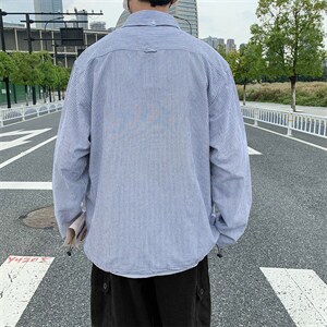 长袖工装衬衫男港风日系外套C007P36，男装衬衫，星座1116-2