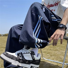 时尚潮牌男长裤潮微弹宽松型日系休闲裤青春流行哈伦裤新款潮流，男装休闲裤，星座716-3