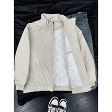 现货美式休闲加厚雪山棉衣夹克外套立领纯色三防户外工装棉服，男装夹克，电商A486-1