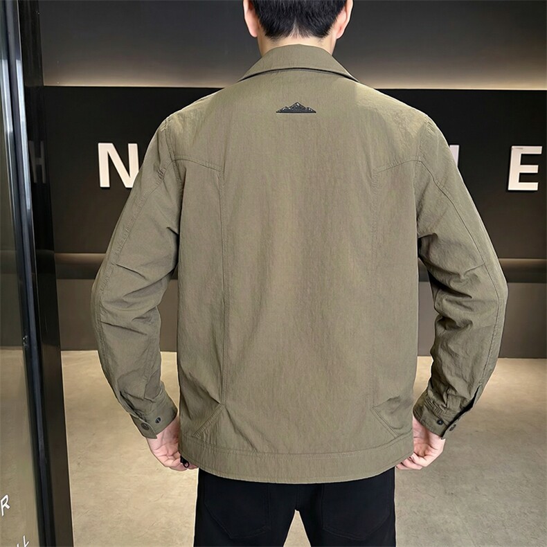 春季新款男式翻领夹克外套型男休闲百搭青年外套男S8616-P90,男装夹克,星座310B-3