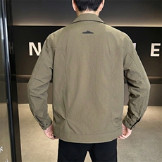 春季新款男式翻领夹克外套型男休闲百搭青年外套男S8616-P90，男装夹克，星座310B-3