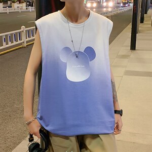 夏季港风宽松青少年休闲背心TC1105-P25图片