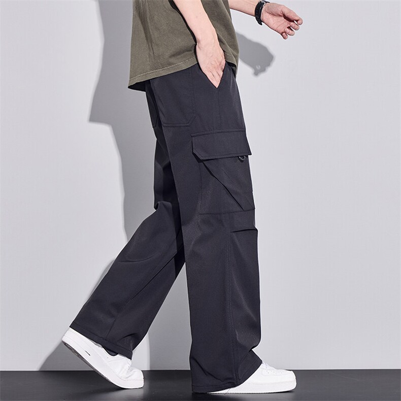 美式潮牌工装裤宽松直筒休闲2026男百搭潮流长裤休闲裤Z2536-P40,男装休闲裤,星座509
