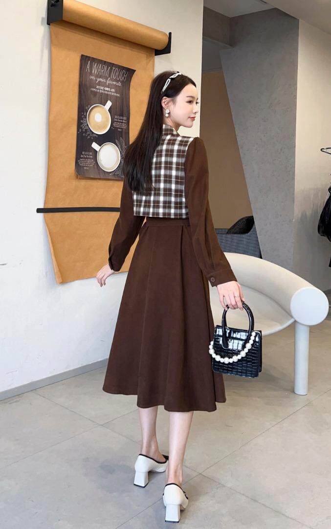 秋季时尚连衣裙，女装连衣裙，亿炫(5F)