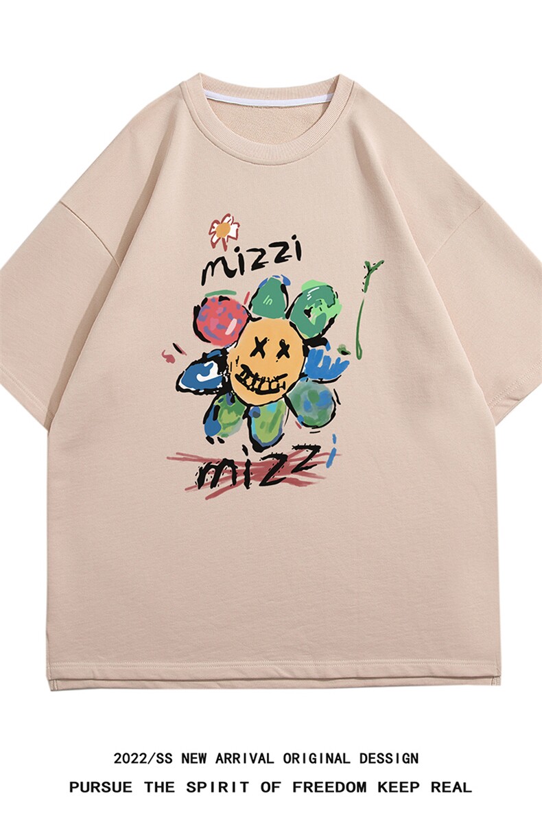 白底新款夏季时尚百搭印花短袖潮流垂感宽松短裤套装TZ65P50控68,男装牛仔裤,电商A247-1