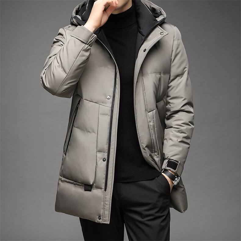 QLM-F860冬季男士羽绒服保暖外套修身潮流帅气P323,男装羽绒服,电商B360