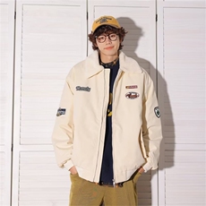 美式设计感外套男女款毛领棉袄冬夹克棒球服棉服潮MY09-P80，男装夹克，星座1001-1