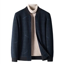 21秋冬新款毛呢大衣中年男士宽松休闲士呢子外套夹克ZG2515-P190,男装夹克,电商B212（原钱塘6029）