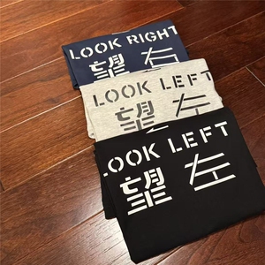望左望右宽松休闲长袖T恤 D328-CX77119-P29图片