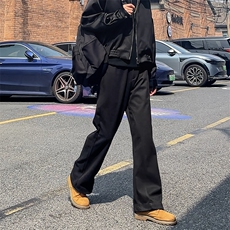 轻熟风加厚男裤秋冬季毛呢休闲裤修身直筒长裤1412-2/230/P55，男装休闲裤，星座1412-2