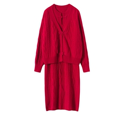 2025年秋季新款百搭套装，女装套装/套裙，宏杨羊绒