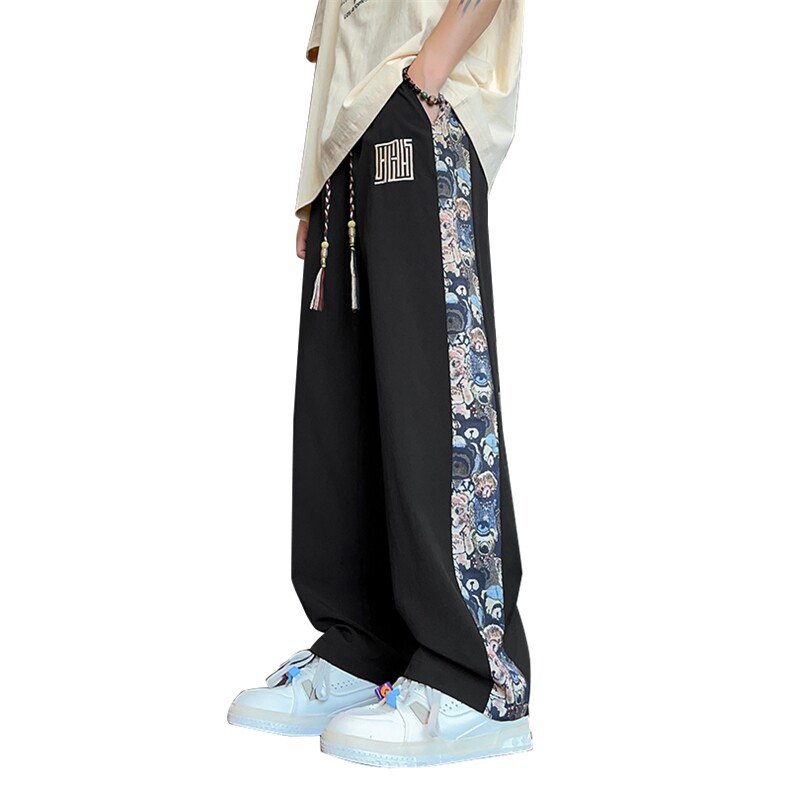 夏季男士新中式休闲裤时尚港风直筒裤K79-P25,男装休闲裤,星座209-1