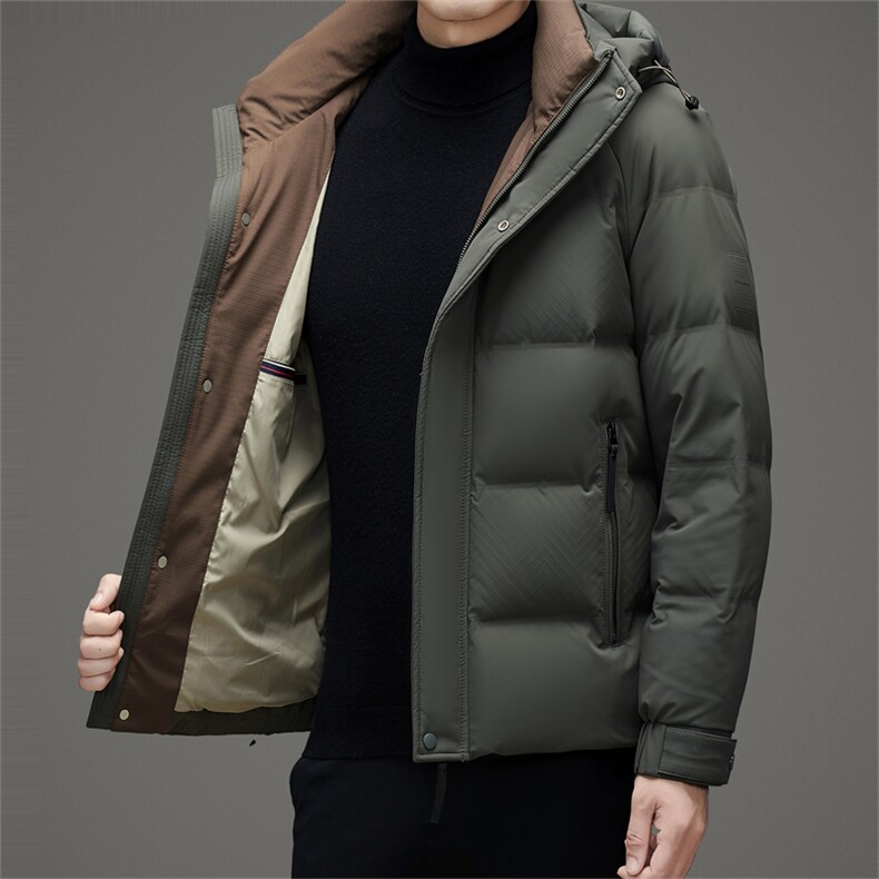 DAJ6098钱塘2020-2时尚新款简约冬季厚款休闲中年男士羽绒服P255,男装羽绒服,钱塘207-2