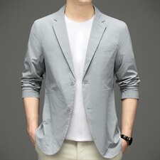 高档时尚气质轻便西装春秋简约时尚休闲男士休闲西服HM2061-P178，男装西服，星座1105-3