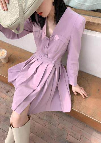 春装新款重工百褶连衣裙 更多新款感谢关注2165CB，女装连衣裙，CB-C