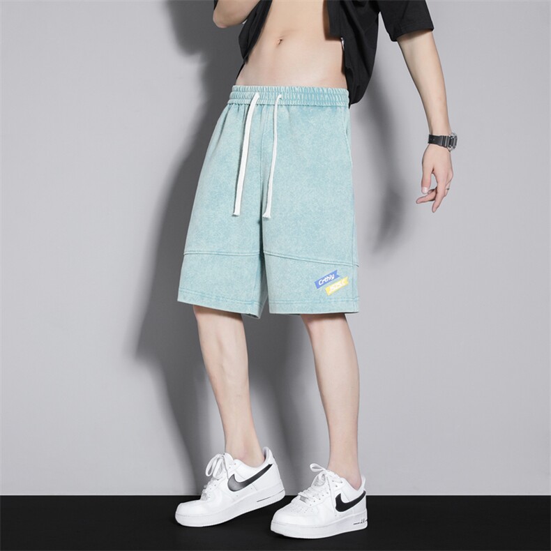 2023夏季薄款男士五分休闲简单时尚潮流运动短裤XD22930-P45图片