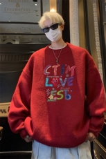 高质量！秋冬季半高领毛衣男加绒加厚线衣男针织衫男MY249-特p38，男装针织衫/毛衣，电商B367
