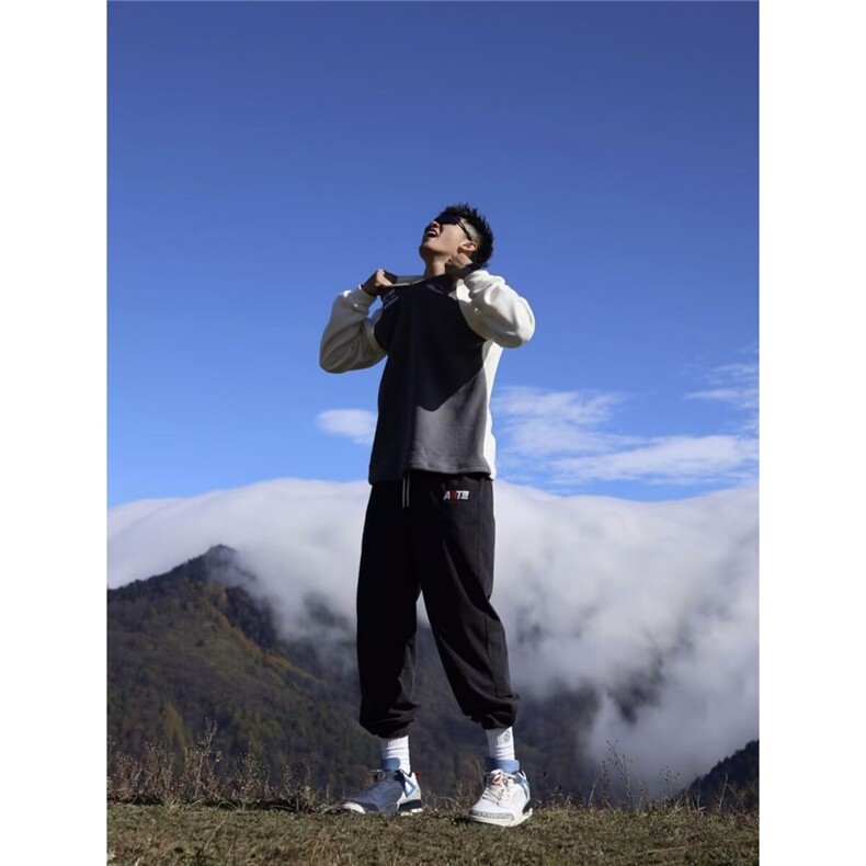字母微改单面摇粒绒运动长袖打底衫807-3-TX08-p42,男装T恤,星座807-3