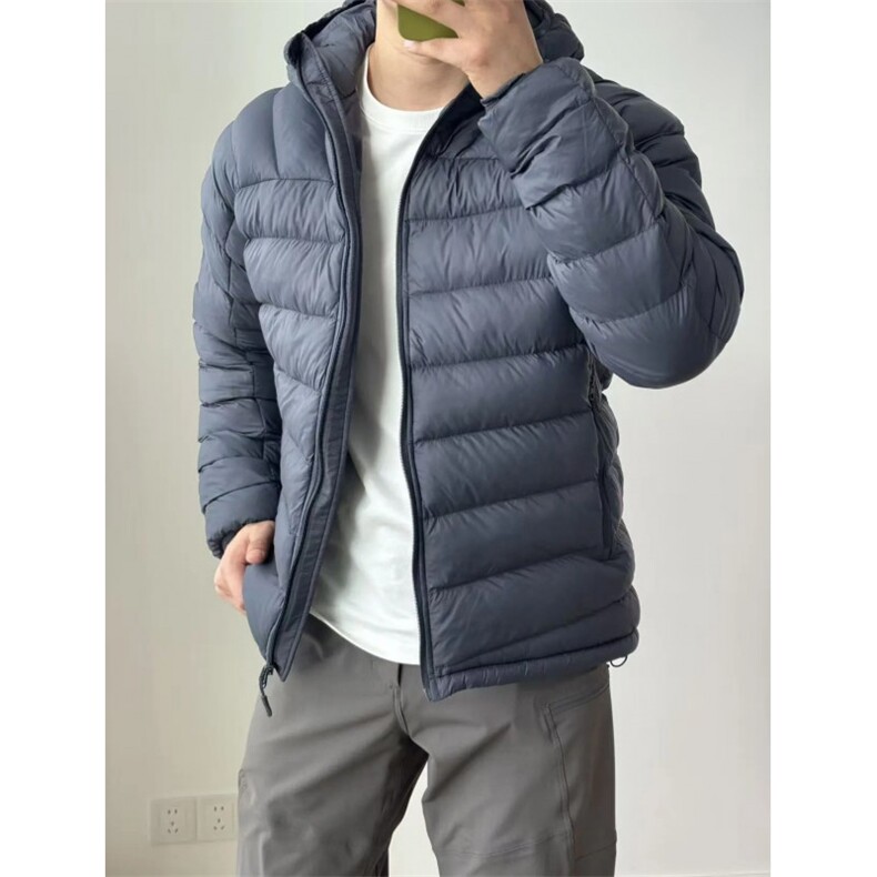 DD317P115户外三防连帽排骨棉服外套轻熟防寒保暖短款面包服棉衣,男装棉衣,电商B323A