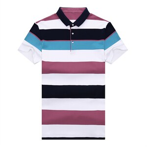 短袖t恤男士夏季潮流polo翻领体恤衫带领半袖夏装上衣服冰丝棉质T，男装T恤，电商B212（原钱塘6029）