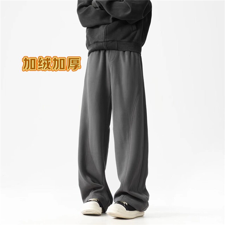 秋冬季拼接卫裤无影墙加绒加厚 XZ604-K110JR-特P45控78图片