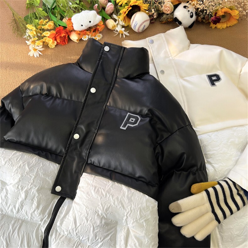 特P95控168直播品质！提花拼接加厚休闲棉衣潮流痞帅MY260,男装棉衣,电商B370