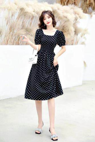 夏季新款。雪纺连衣裙，女装连衣裙，时尚靓女孩