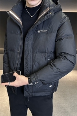 棉服男装棉衣连帽加厚手筛棉飞丝羽绒服C317-8588-P165，男装羽绒服，电商C317