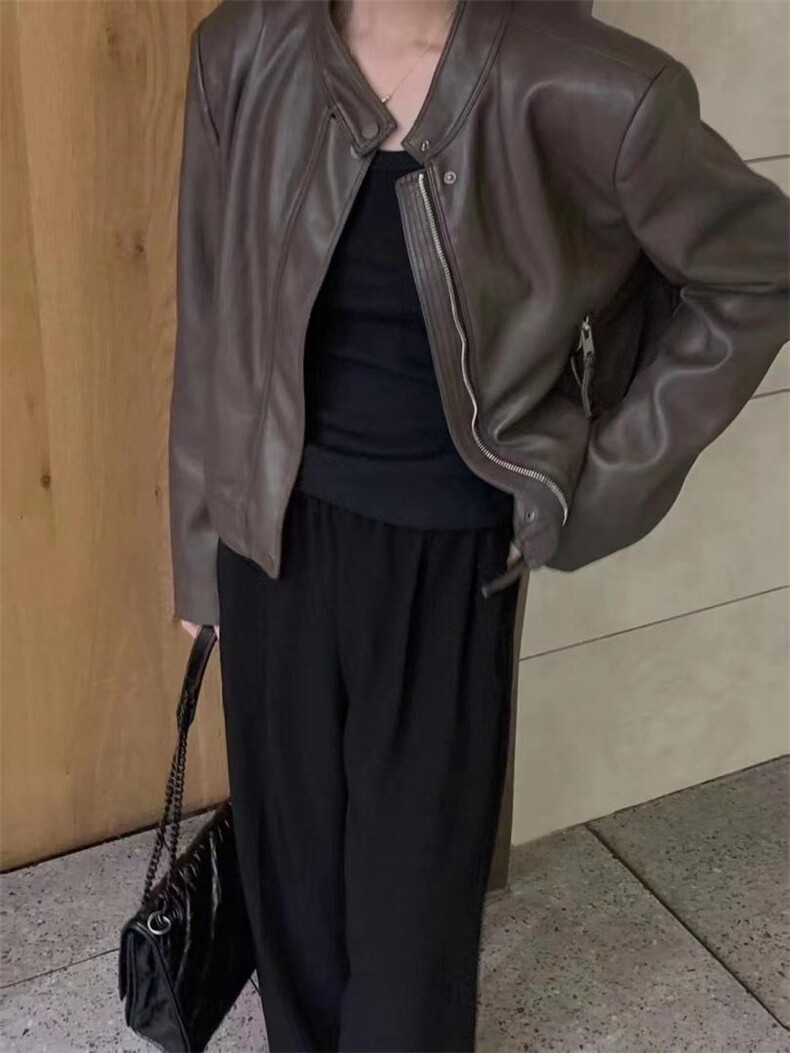 皮衣，女装皮衣，卡薇尔