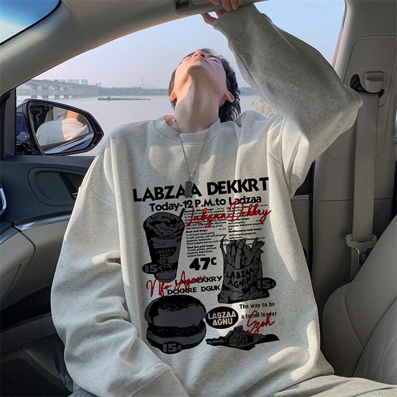 抖音得物供货可提供视频2024秋冬新款重磅美式卫衣DY5721,男装卫衣,电商A486