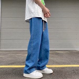 美式牛仔裤男春秋新款休闲直筒裤N002P38图片