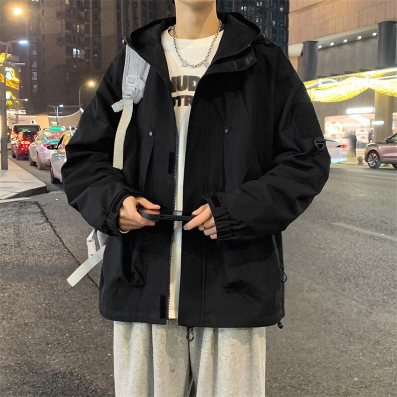 冲锋衣外套男春秋户外徒步登山服夹克潮牌痞帅高级感JK111-P83,男装夹克,星座308B-2