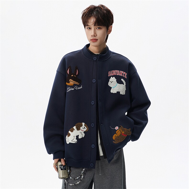 春季新款狗狗立领夹克棒球服卫衣W628P70,男装夹克,电商A073